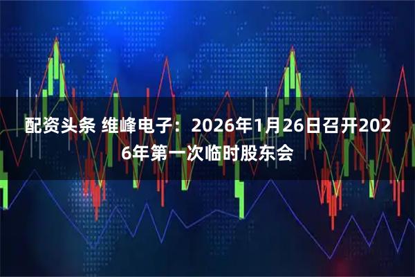 配资头条 维峰电子：2026年1月26日召开2026年第一次临时股东会